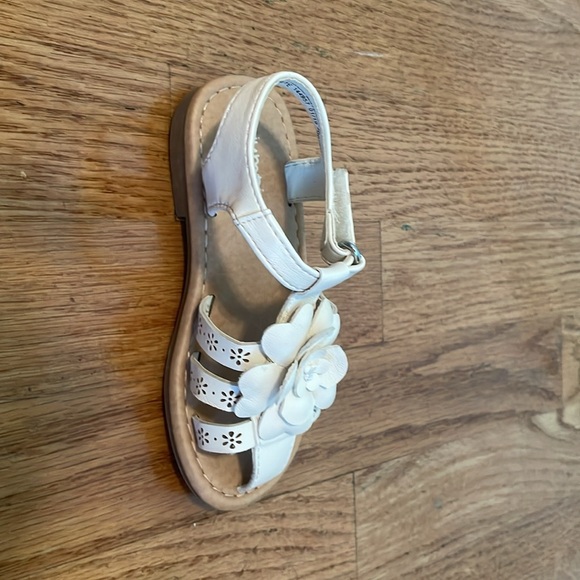 Jumping Beans Toddler Girl White Fisherman Sandal - Size c7 - Picture 3 of 10